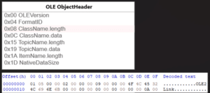 OLE Object header