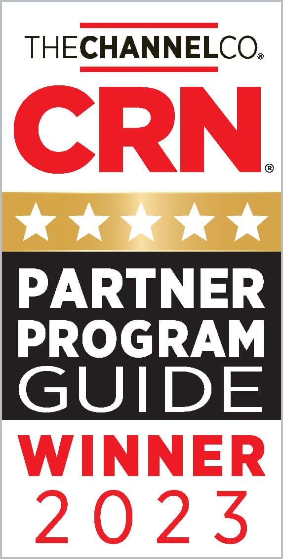 CRN® 5-star rating in its 2023 Partner Program Guide Hero image