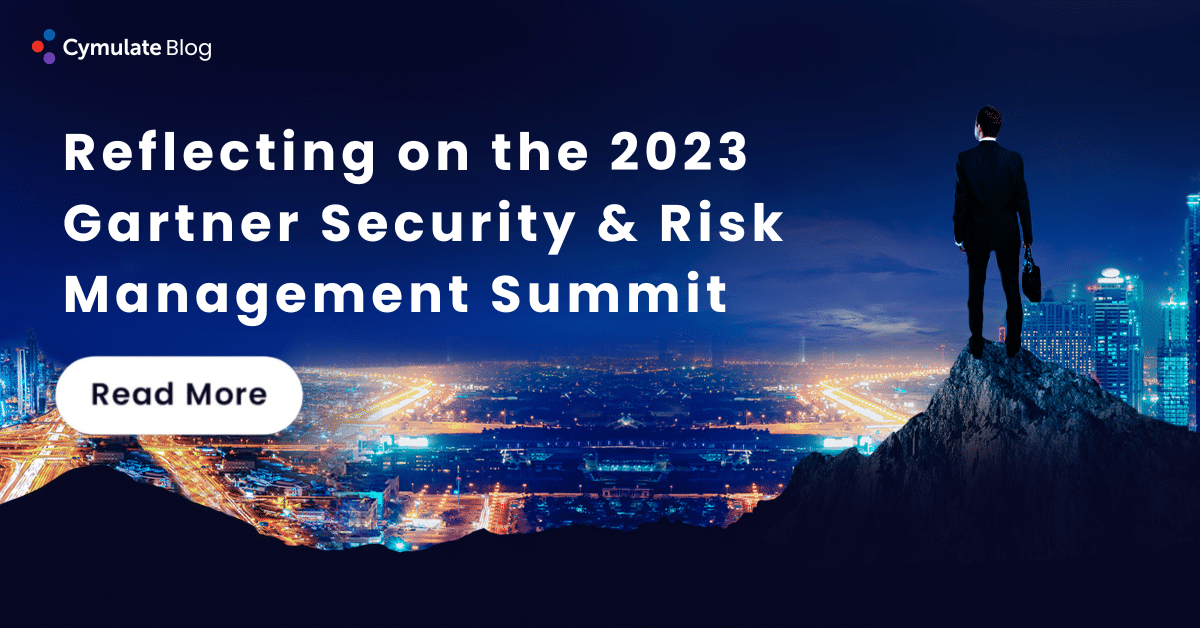 Reflecting on the 2023 Gartner Security & Risk Management Summit Cymulate