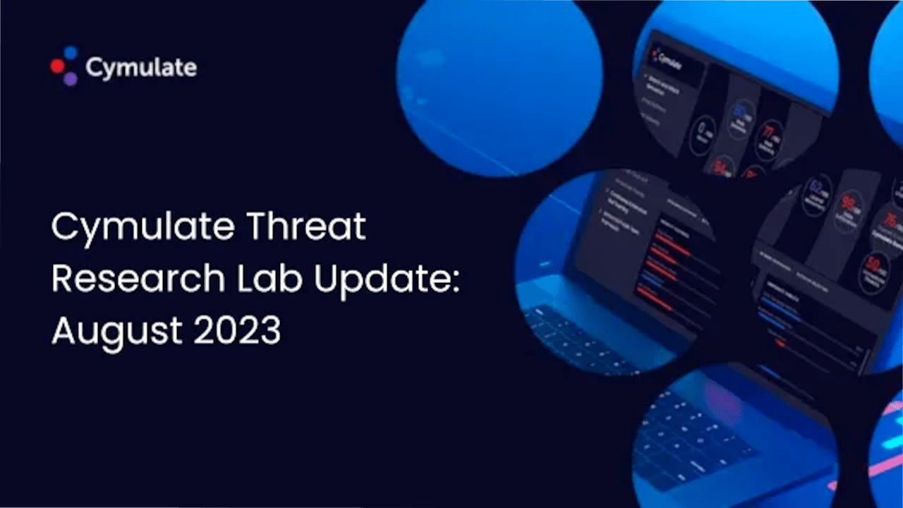 Cymulate Threat Research Update - August 2023