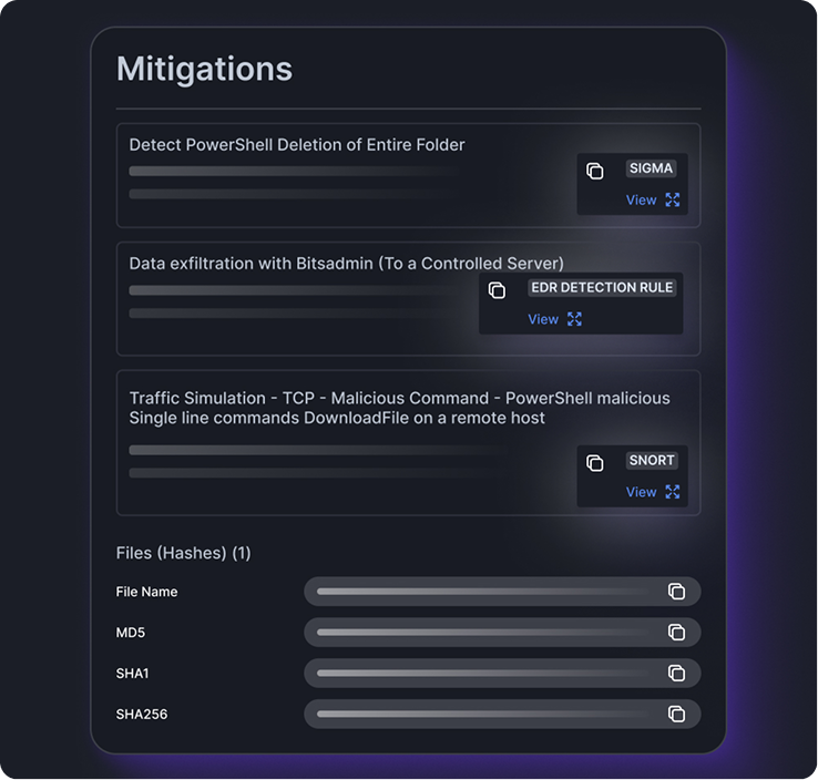 Engineer Mitigation