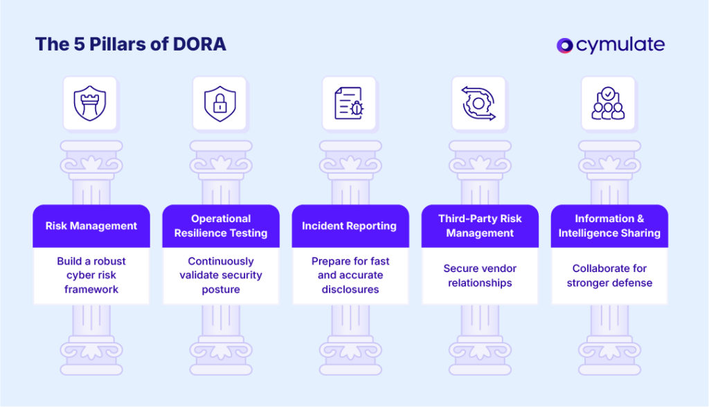 The Five Pillars of DORA