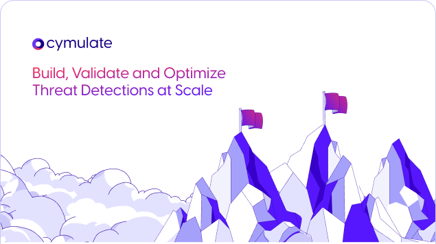 illustration Build, Validate and Optimize Threat Detections at Scale